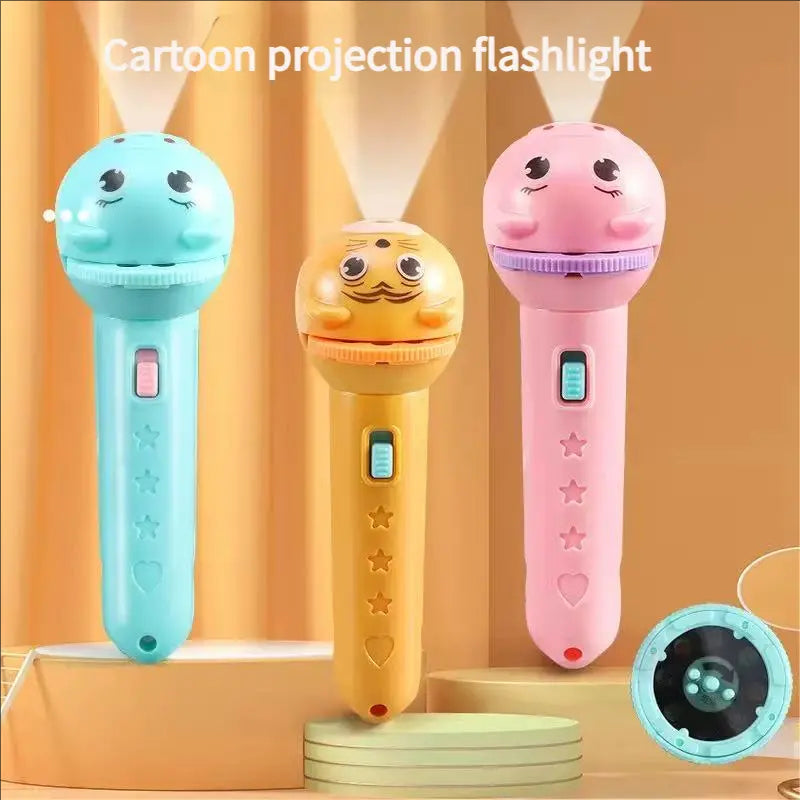 Ignite Their Imagination: Magical Kids Projection Flashlight Early Learning Toy