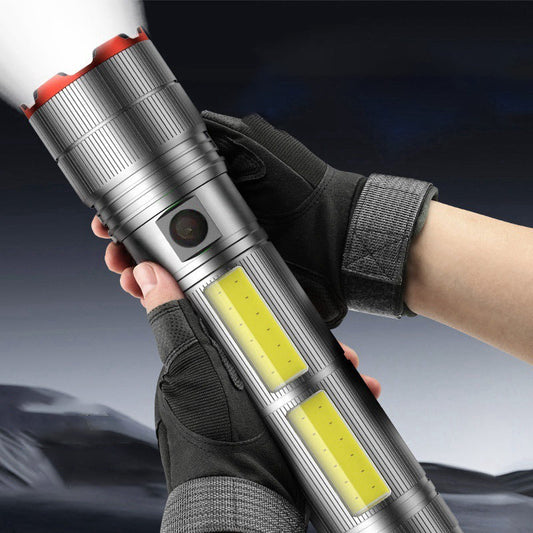 Ultra Bright Portable LED Flashlight – Long Range High Power Torch for Camping, Hiking & Emergency Lighting