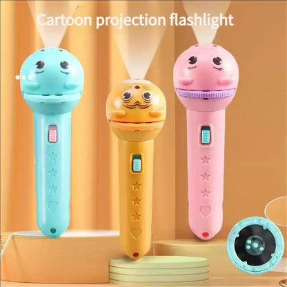 Ignite Their Imagination: Magical Kids Projection Flashlight Early Learning Toy
