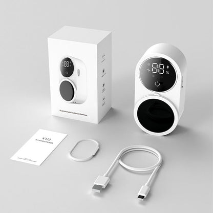 🛁 Smart Digital Display Toothbrush Sanitizer with Drying Function for Electric & Manual Toothbrushes🦷