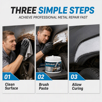 Car Metal Rust Repair Paste | Multi-Purpose Anti-Rust & Rust Remover Paste for Auto Metal Surface Restoration
