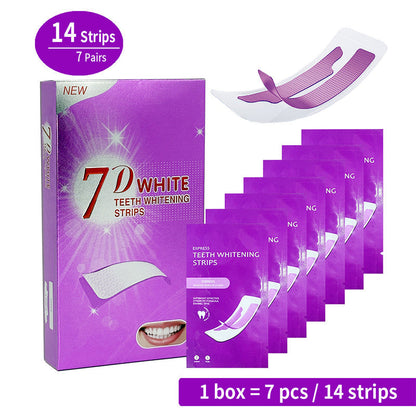 Teeth Whitening Strips——Instantly Neutralize Yellow Stains for a Brighter Smile