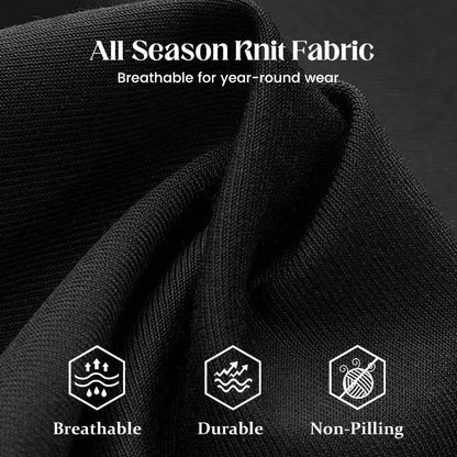 👖 50% OFF NOW! 🌿 Men's Straight Leg Pants – Elastic Waist, Drawstring & Knit – Casual Comfort & Breathable ✨