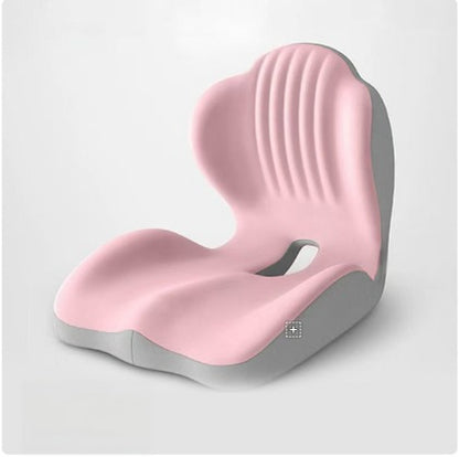 Ergonomic Lumbar & Seat Support Cushion Suitable for office chairs, car seats, and home use – relieves back and hip pain.