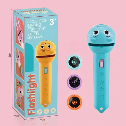 Ignite Their Imagination: Magical Kids Projection Flashlight Early Learning Toy