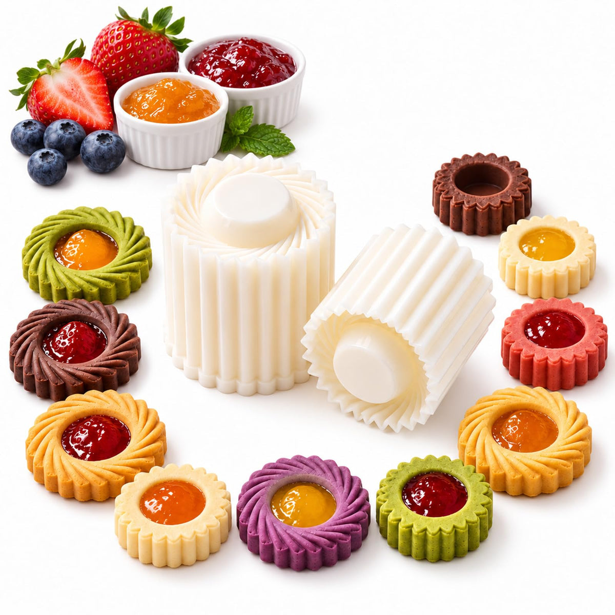 Creative Double-Ended Pastry Mold-2-in-1 Mooncake Cookie Press