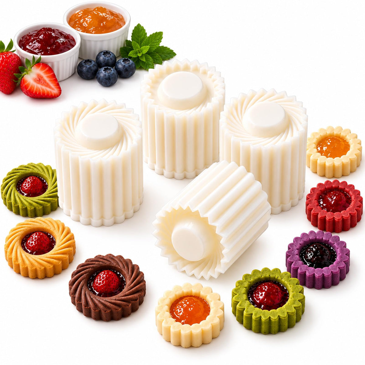 Creative Double-Ended Pastry Mold-2-in-1 Mooncake Cookie Press