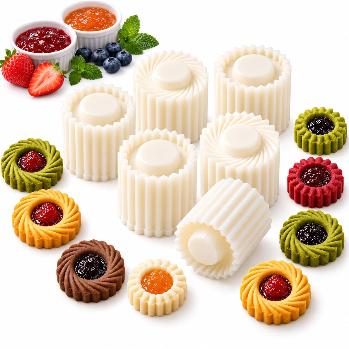 Creative Double-Ended Pastry Mold-2-in-1 Mooncake Cookie Press