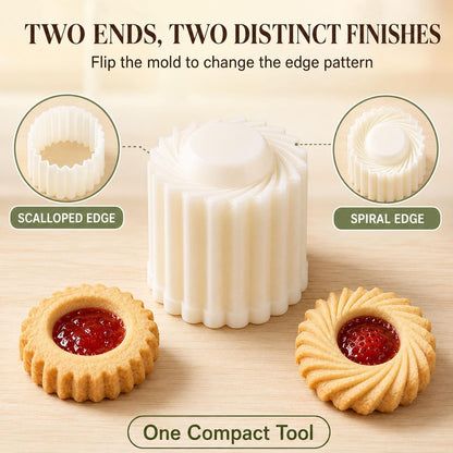 Creative Double-Ended Pastry Mold-2-in-1 Mooncake Cookie Press
