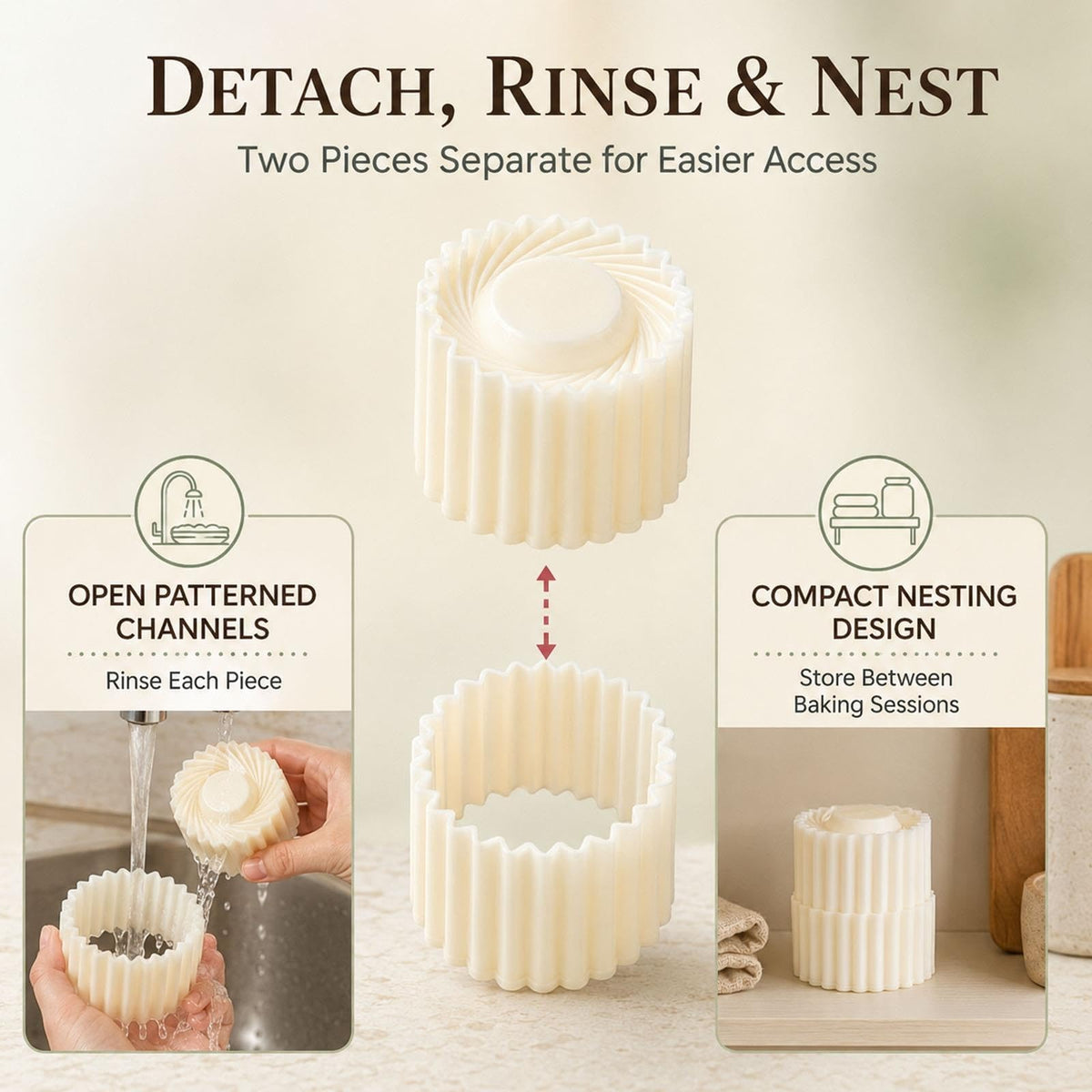Creative Double-Ended Pastry Mold-2-in-1 Mooncake Cookie Press