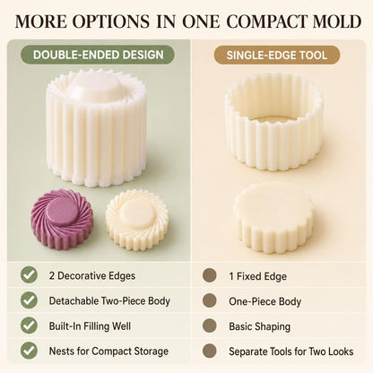 Creative Double-Ended Pastry Mold-2-in-1 Mooncake Cookie Press