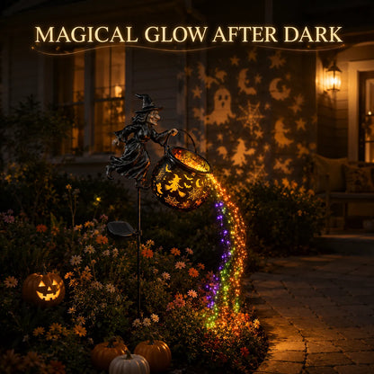 Halloween Early Bird Special Sale 49% OFF-🧙‍♀️Halloween Witch Cauldron Garden Light