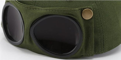 The Aviator Cap — Goggle Panel Series