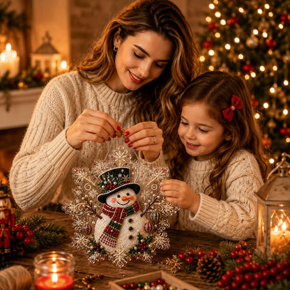 New Christmas Diamond Painting DIY Craft Door Plaque Hanging Ornament