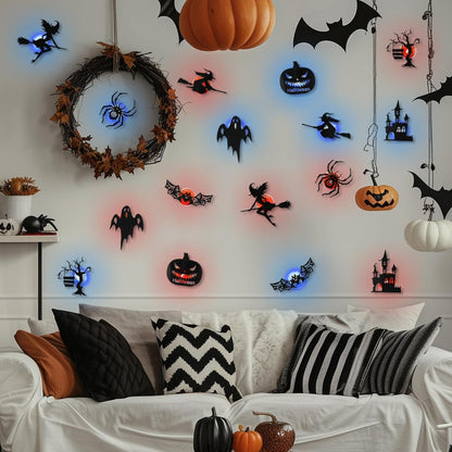 🔥 Last Chance! 60% OFF Halloween LED Wall Stickers 🎃 Create Spooky Vibes Instantly